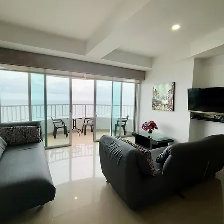 Paraiso En Bocagrande Con Vista Al Mar Cartagena Exterior foto