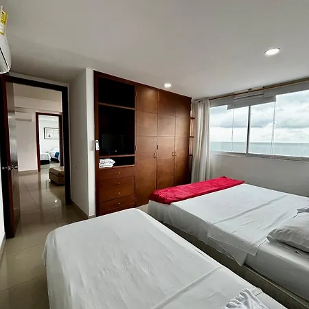 Paraiso En Bocagrande Con Vista Al Mar Cartagena Exterior foto