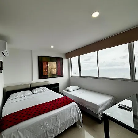 Paraiso En Bocagrande Con Vista Al Mar Cartagena Exterior foto