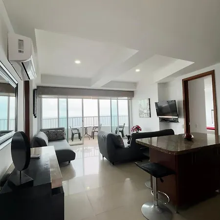 Paraiso En Bocagrande Con Vista Al Mar Cartagena Exterior foto