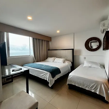 Paraiso En Bocagrande Con Vista Al Mar Cartagena Exterior foto