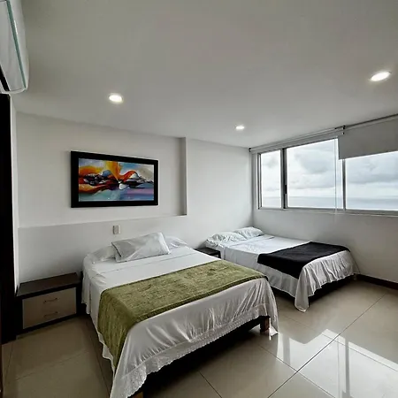 Paraiso En Bocagrande Con Vista Al Mar Cartagena Exterior foto