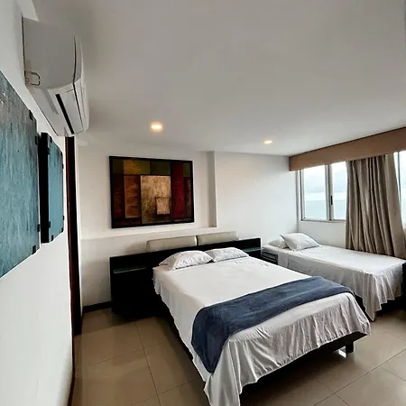Paraiso En Bocagrande Con Vista Al Mar Cartagena Exterior foto