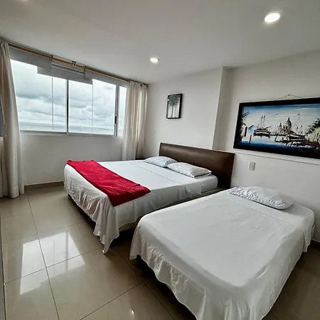 Paraiso En Bocagrande Con Vista Al Mar Cartagena Exterior foto