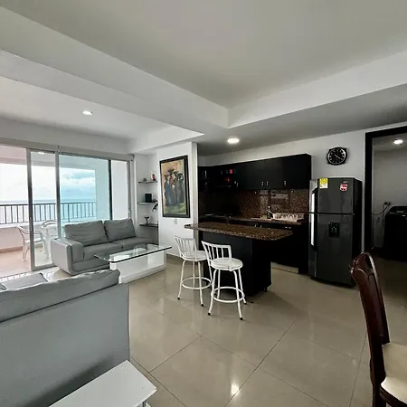 Paraiso En Bocagrande Con Vista Al Mar Cartagena Exterior foto