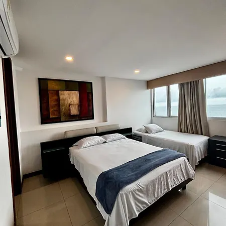 Paraiso En Bocagrande Con Vista Al Mar Cartagena Exterior foto