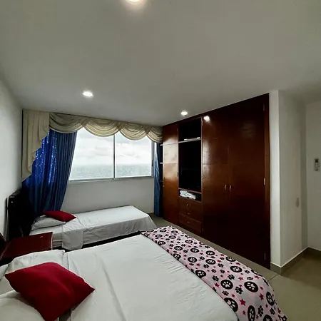 Paraiso En Bocagrande Con Vista Al Mar Cartagena Exterior foto